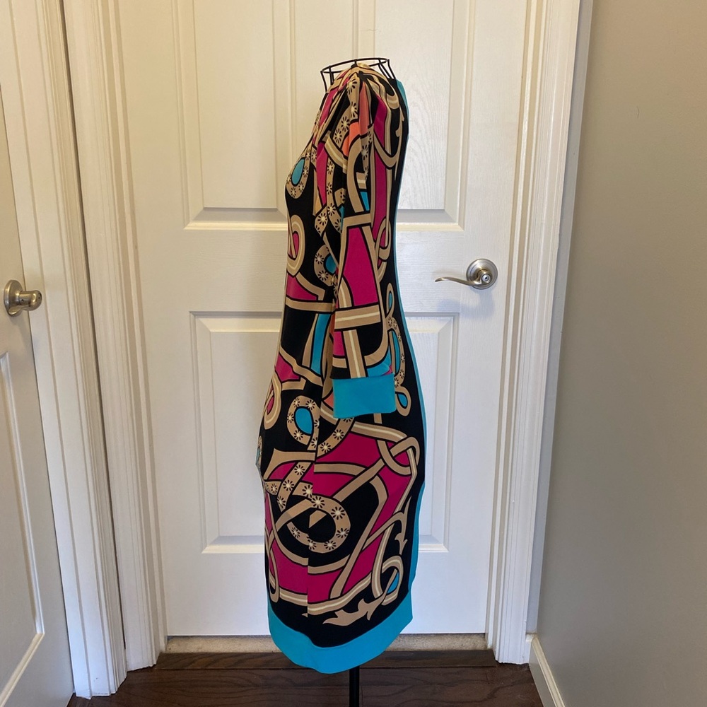 Geometric Multicolor Dress, size M - Picture 4 of 6